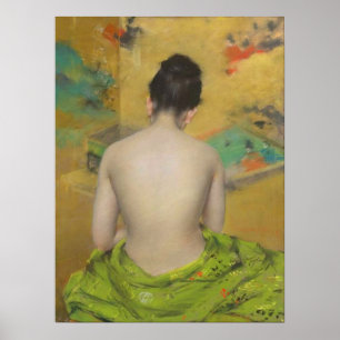 Studie der Fleisch-Farbe und des Goldes durch Wm Poster