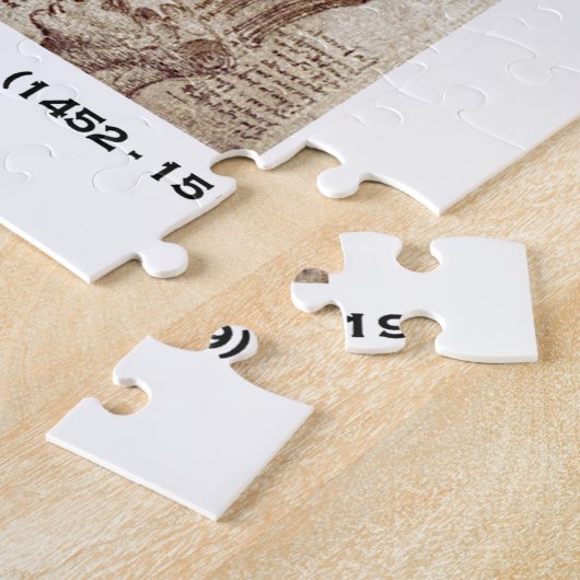 Studie der Gehirn-Physiologie (C. 1508) da Vinci Puzzle (Seite)