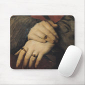 Studie der Hände einer Frau Mousepad (Mit Mouse)