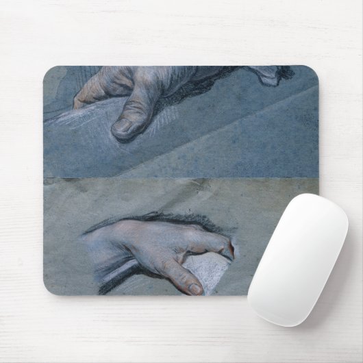 Studie der Hände eines Mannes Mousepad (Mit Mouse)