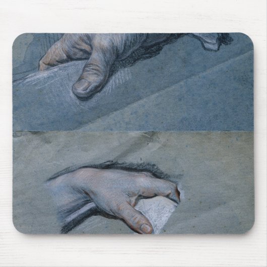 Studie der Hände eines Mannes Mousepad (Vorne)
