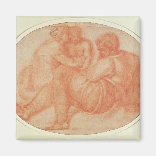 Studie der Heiligen Familie Magnet (Vorne)