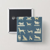 Studie der Hunde Button (Vorne & Hinten)