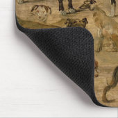 Studie der Jagdhunde, 1616 Mousepad (Ecke)
