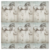 Studie der Pferde Leonardo da Vinci circa 1490 Stoff (Muster)