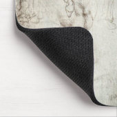 Studie der Pferde - Leonardo da Vinci Mousepad (Ecke)