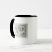 Studie der Reiter in Kampf, 1503-4 Tasse (Vorderseite Links)