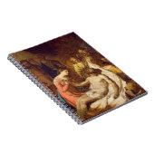 Studie der Wehklage auf dem toten Christus (Öl O Notizblock (Rechte Seite)