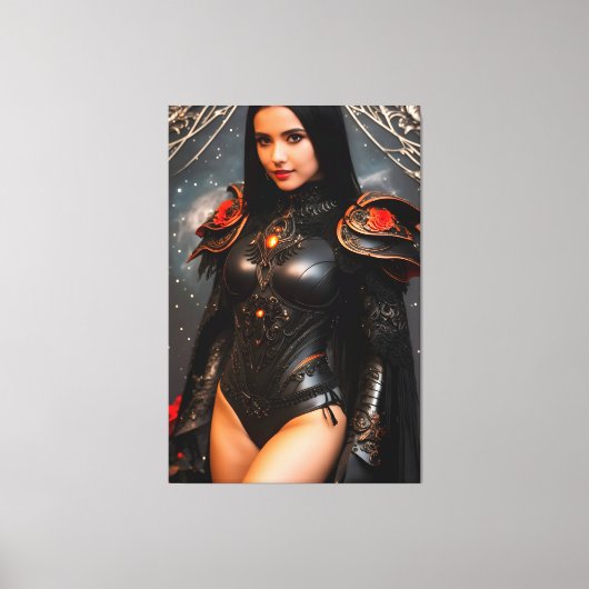 Studie der Wilden Rose 2031 Leinwanddruck (Vorderseite)