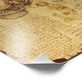 Studie des Babyfötus von Leonardo da Vinci Fotodruck (Ecke)