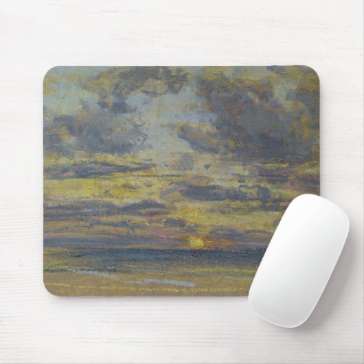 Studie des Himmels mit untergehender Sonne, Mousepad (Mit Mouse)