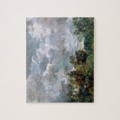 Studie des Himmels und der Bäume (Öl auf Leinwand) Puzzle (Vertikal)
