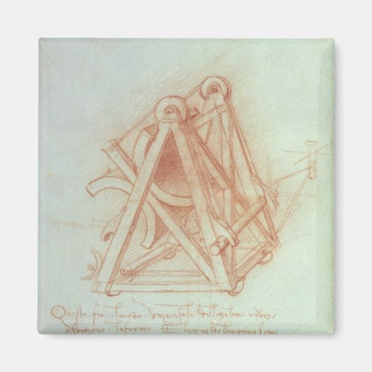 Studie des Holzrahmens mit Gießen Magnet (Vorne)