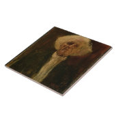 Studie des Kopfes eines blinden Mannes (Öl auf Fliese (Seite)