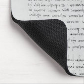 Studie des Landstreichers mit Atmungsrohren für Mousepad (Ecke)