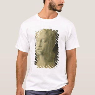 Studie Edgar Degass des Kopfes eines jungen T-Shirt