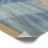 Studie einer alten Frau von 1912 (mit Papier) Poster (Ecke)