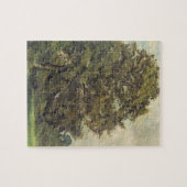 Studie einer Esche, c.1851 (Öl auf Papier auf Puzzle (Horizontal)