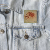 Studie einer Hand (rote Kreide auf Papier) Button (Beispiel)