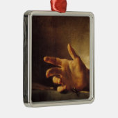 Studie einer Hand Silbernes Ornament (Rechts)