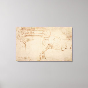 Studie einer IonenHauptstadt Leinwanddruck