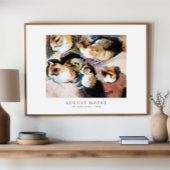 Studie einer Katze | Katzenstudien (1909) August M Poster