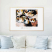 Studie einer Katze | Katzenstudien (1909) August M Poster