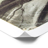 Studie eines Baumes von Vincent Van Gogh Poster (Ecke)