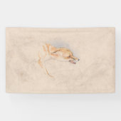 Studie eines Crouching Fox (von John Frederick Lew Banner (Horizontal)