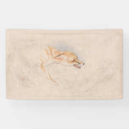 Studie eines Crouching Fox (von John Frederick Lew Banner