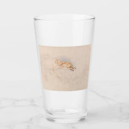 Studie eines Crouching Fox (von John Frederick Lew Glas