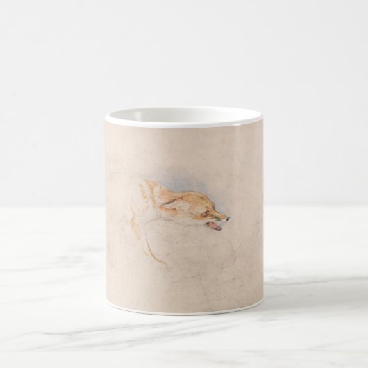 Studie eines Crouching Fox (von John Frederick Lew Kaffeetasse (Mittel)