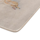 Studie eines Crouching Fox (von John Frederick Lew Schneidebrett (Ecke)