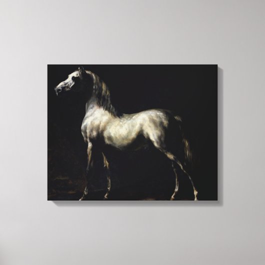 Studie eines Daple Gray Leinwanddruck (Vorderseite)