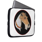 Studie eines Draadfoxterriers Laptopschutzhülle (Vorne Rechts)