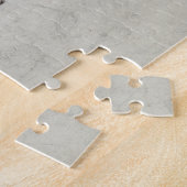 Studie eines duckenden Fox, rechte Rückseite Puzzle (Seite)