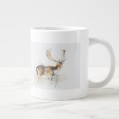 Studie eines Hirsches Jumbo-Tasse (Rechts)