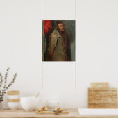 Studie eines jüdischen Kaufmanns (Öl an Bord) Poster (Küche)