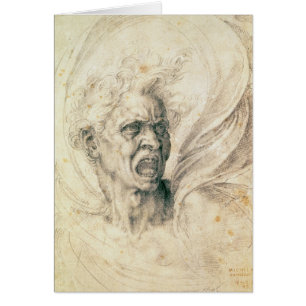 Studie eines Mannschreiens