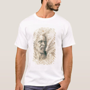 Studie eines Mannschreiens T-Shirt