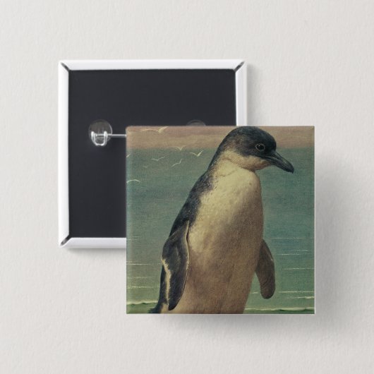 Studie eines Pinguins Button (Vorne & Hinten)