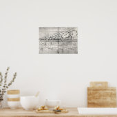 Studie eines Stammbaums des Parthenon Poster (Küche)