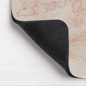Studie eines stützenden Mannes Mousepad (Ecke)
