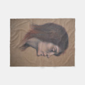 Studie eines weiblichen Leiters (von Evelyn De Mor Fleecedecke (Vorderseite (Horizontal))