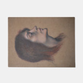 Studie eines weiblichen Leiters (von Evelyn De Mor Fußmatte (Vorderseite)