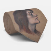 Studie eines weiblichen Leiters (von Evelyn De Mor Krawatte (Gerollt)