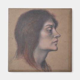 Studie eines weiblichen Leiters (von Evelyn De Mor Magnet