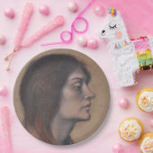 Studie eines weiblichen Leiters (von Evelyn De Mor Pappteller (Party)