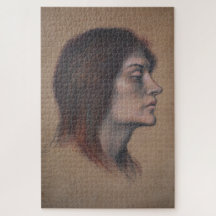 Studie eines weiblichen Leiters (von Evelyn De Mor