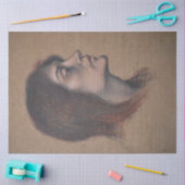 Studie eines weiblichen Leiters (von Evelyn De Mor Seidenpapier (Basteln)